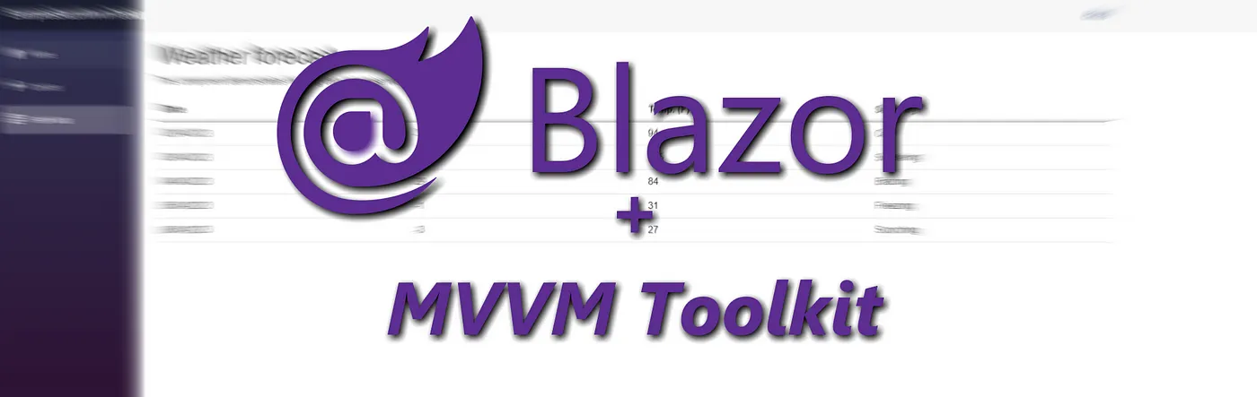C# 및 MVVM 도구 키트를 사용하여 Blazor Server 애플리케이션 만들기